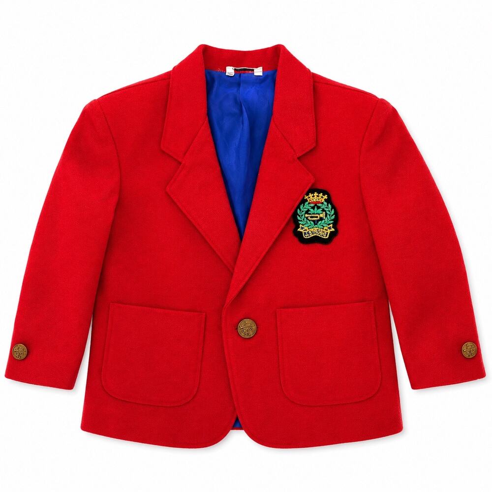 Vintage Jonathan & David Boys Red Blazer - Classic Prep